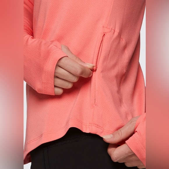 Avalanche Sunrise UV Long Sleeve Tee Coral Medium - Picture 3 of 10